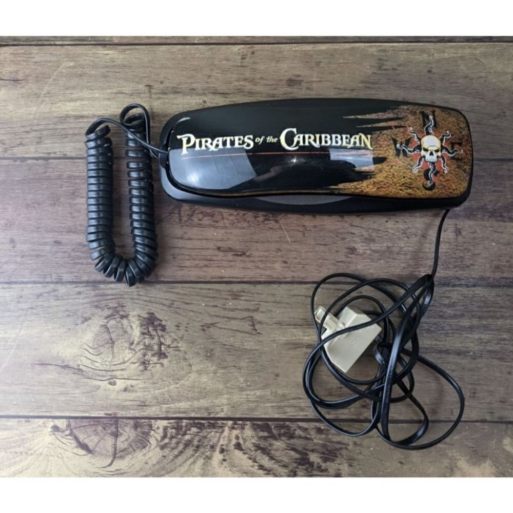 Disney Pirates of the Caribbean Trim Line Phone Officially Licensed KNG America